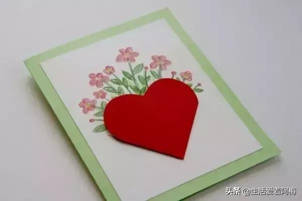 女儿亲手给老师做的教师节贺卡,老师你辛苦了教师节贺卡手工制作