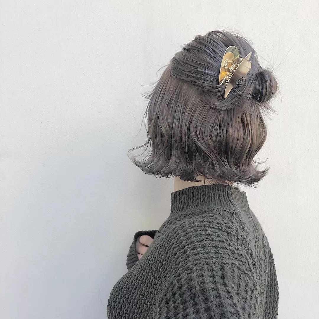 儿童编发简单漂亮短发10-12岁马尾,真的超简单的短发吸睛编发教程