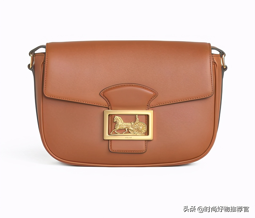 celine标志印花横款手袋,celine新款牛皮革手袋