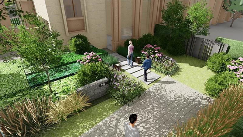 打造小区景观设计,简单住宅装修设计案例大全