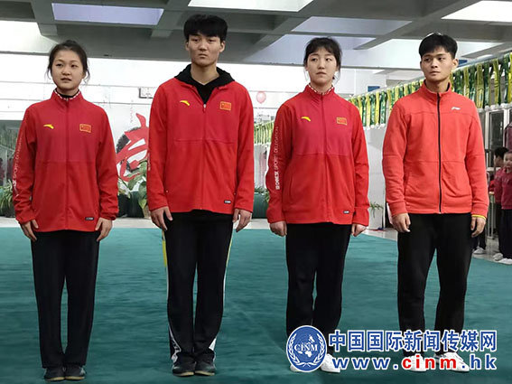 武术展演迎新年,郑州体校武术训练队