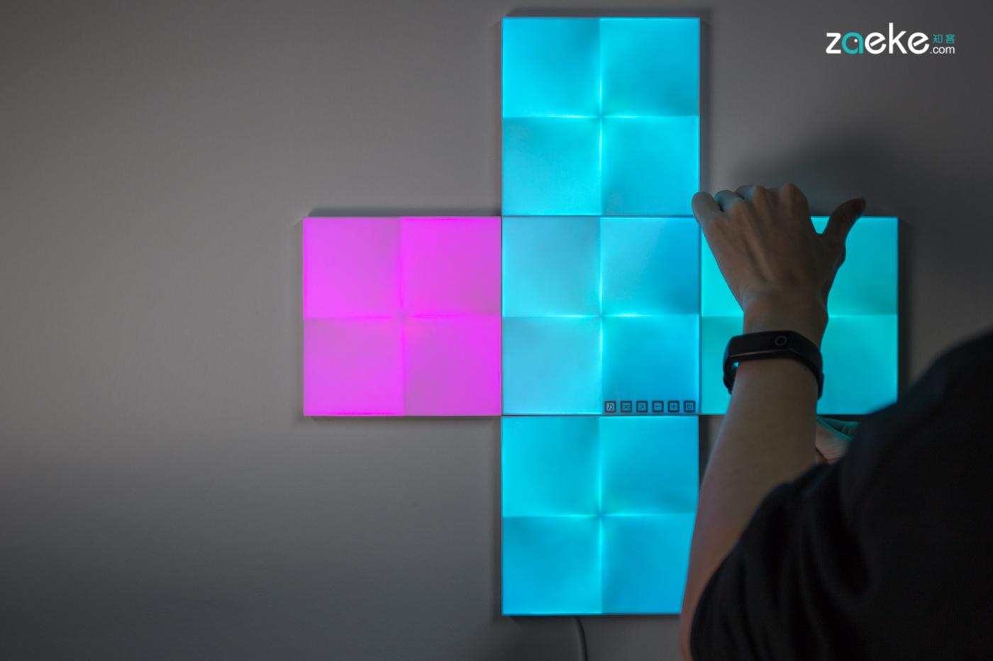 智能方块灯nanoleaf,nanoleafrgb灯条