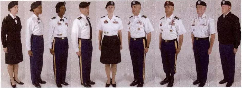 二战美军军服颜色,美军各类军服简介