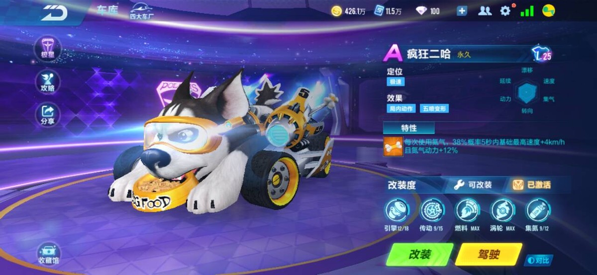 qq飞车手游疯狂二哈值得入手吗,qq飞车手游平民最强车和宠物