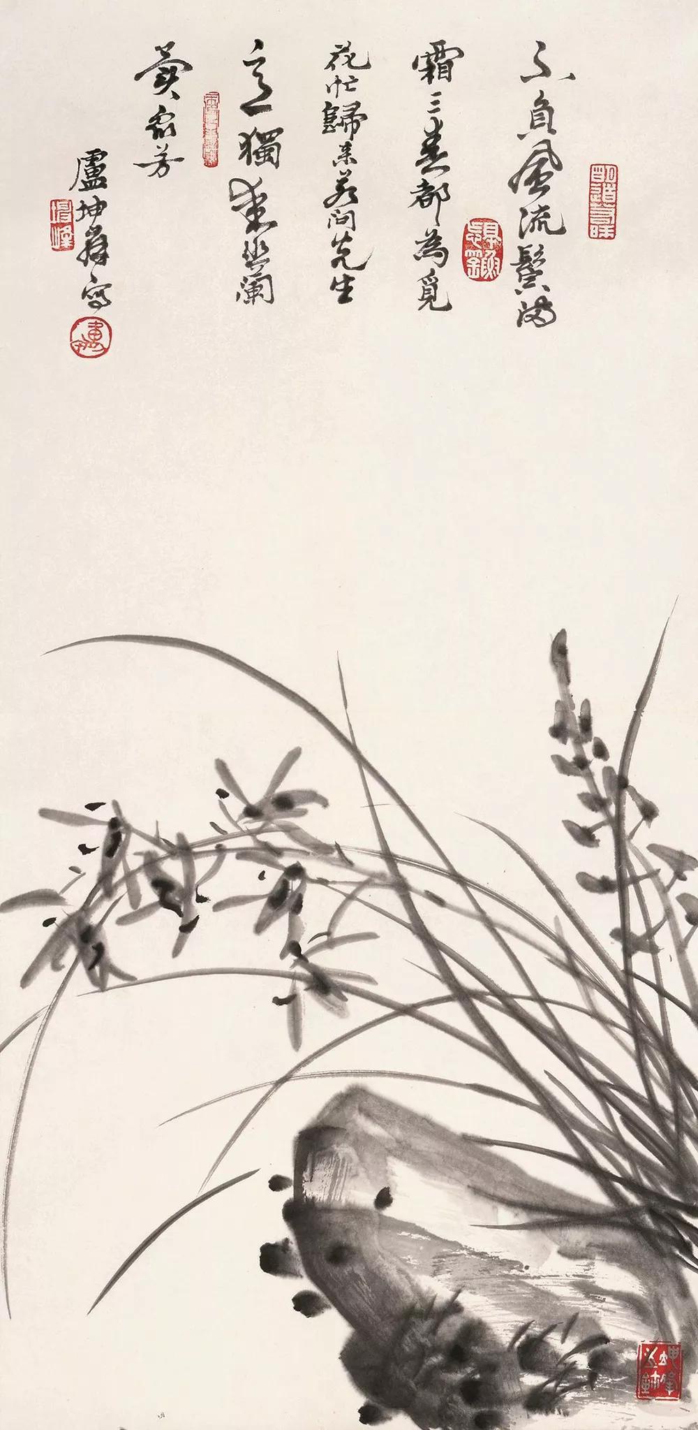 水墨怎么画兰花最好看,如何画兰花大全图片