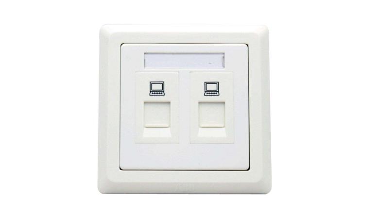 86型网线插座面板接线方法,网线面板带wifi如何接线