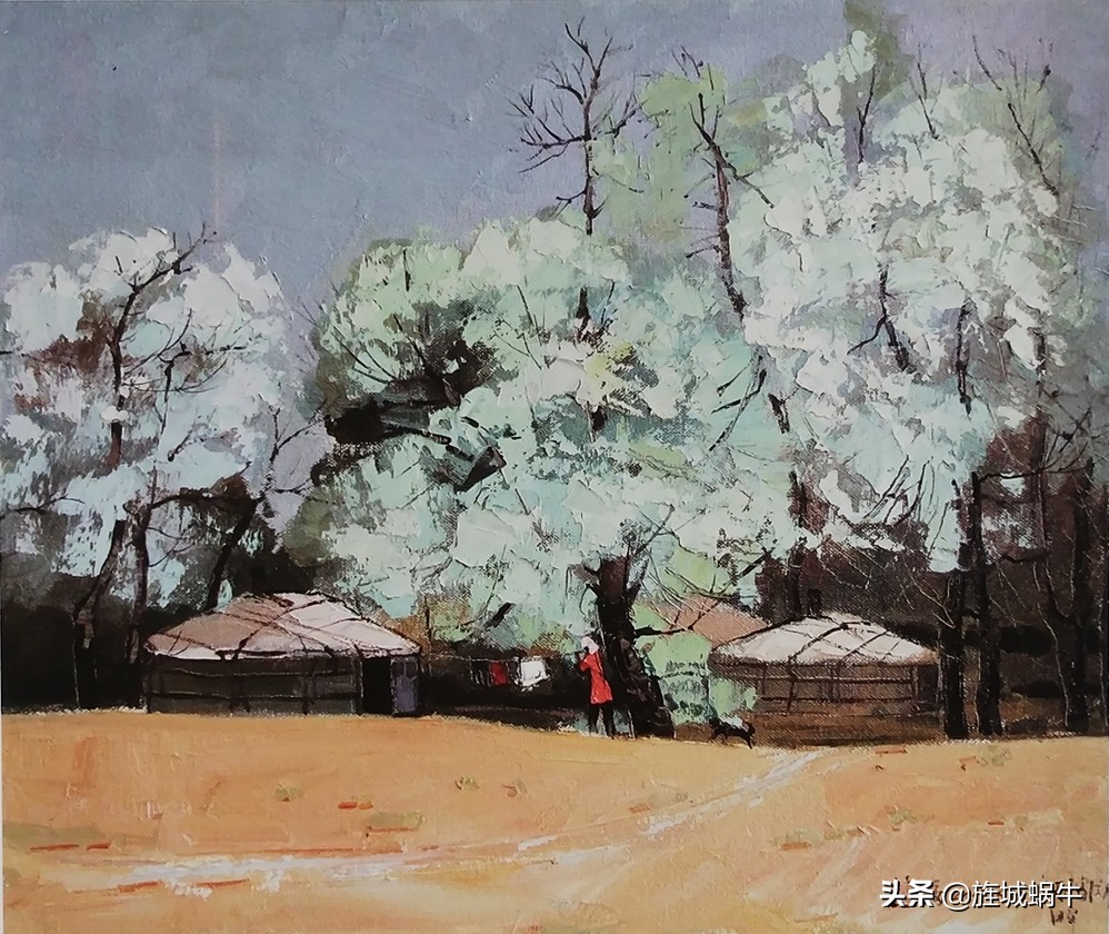 读赵福画笔下的皑皑白雪