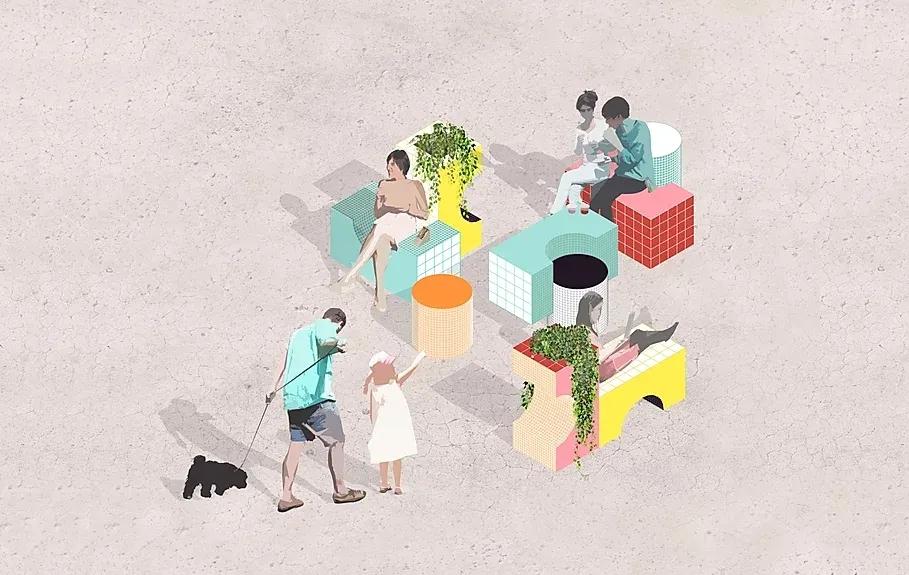 淋浴坐凳设计,庭院坐凳设计