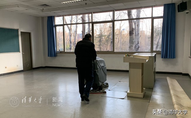 清华大学奋勇战“疫”确保安全清洁的校内环境