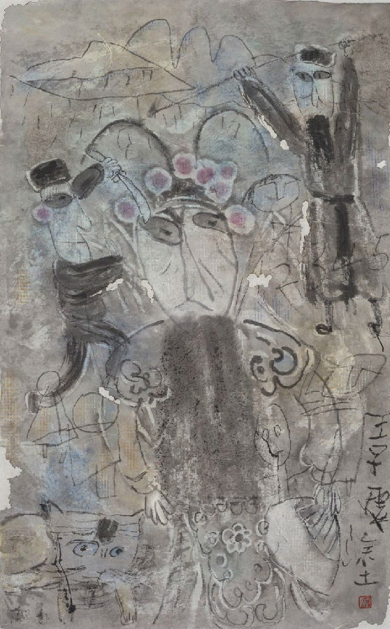 台一台台——王子虚戏画作品展即将在北京798隆重开幕