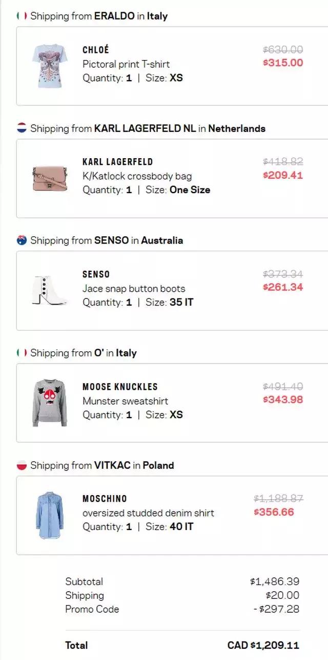 farfetch海淘折扣促销时间,farfetch九折