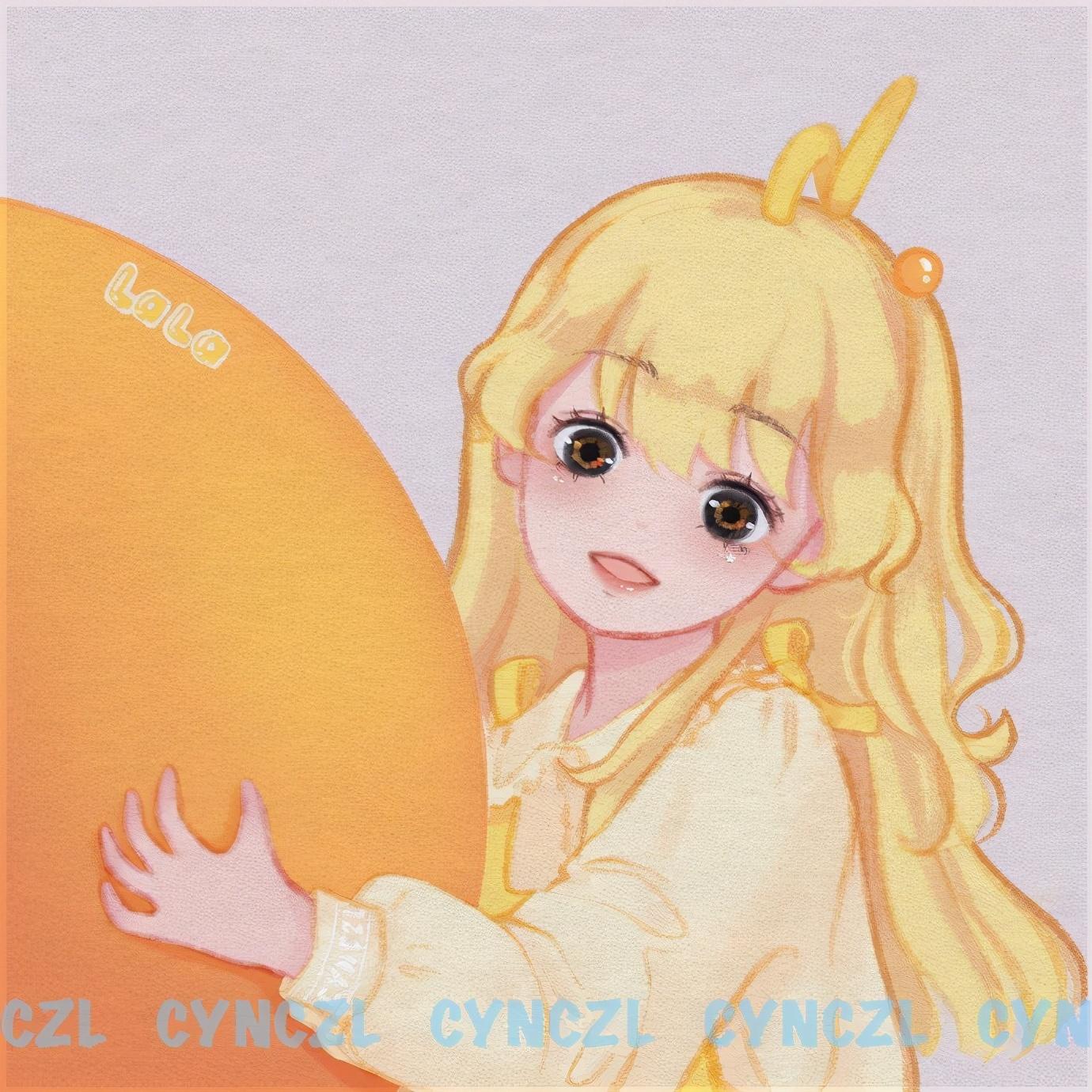 画师分享天线宝宝拟人化，为了凑齐5黑头像，把太阳也变成妹子了