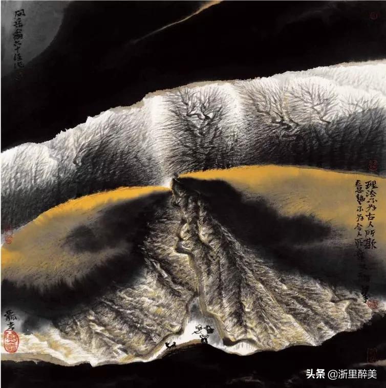 他师从李可染，一生专注画太行山：用一滴墨画出中国极致山水之美