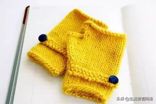 0-6个月的手套编织教程,冬季保暖简约手套编织视频教程