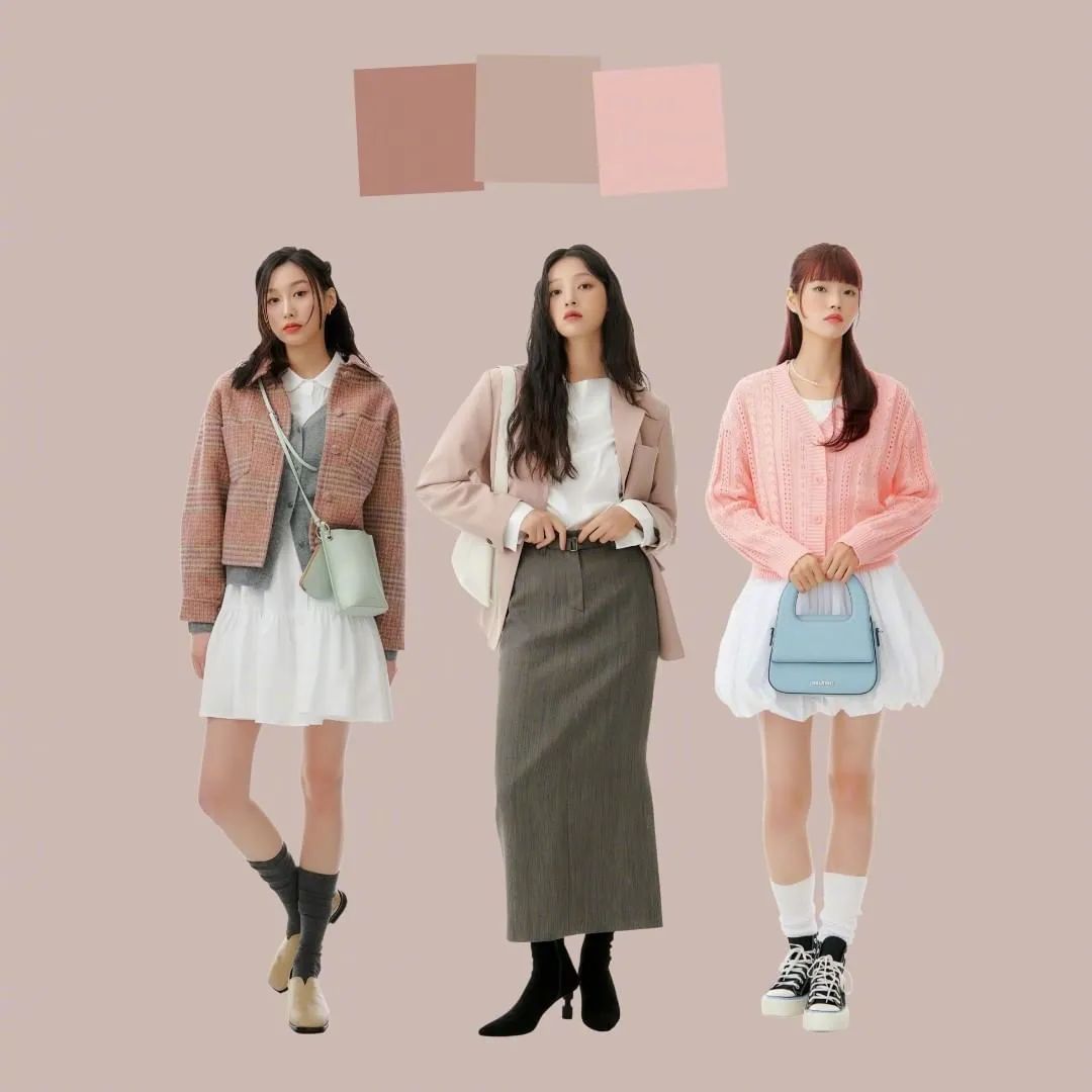 太喜欢秋天了高级色系穿搭,秋冬季最火色系穿搭