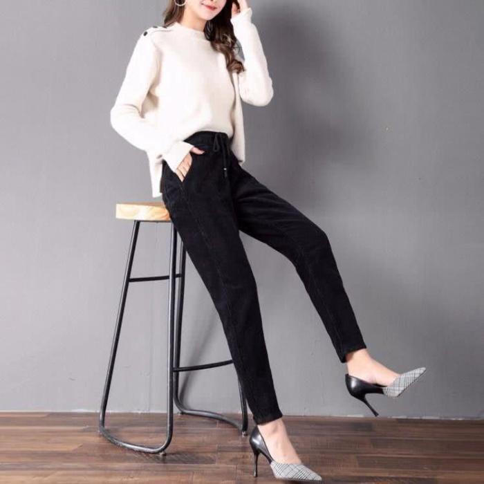 冬季加绒裤显瘦显腿直测评推荐,现在流行的加绒裤谁穿谁知道