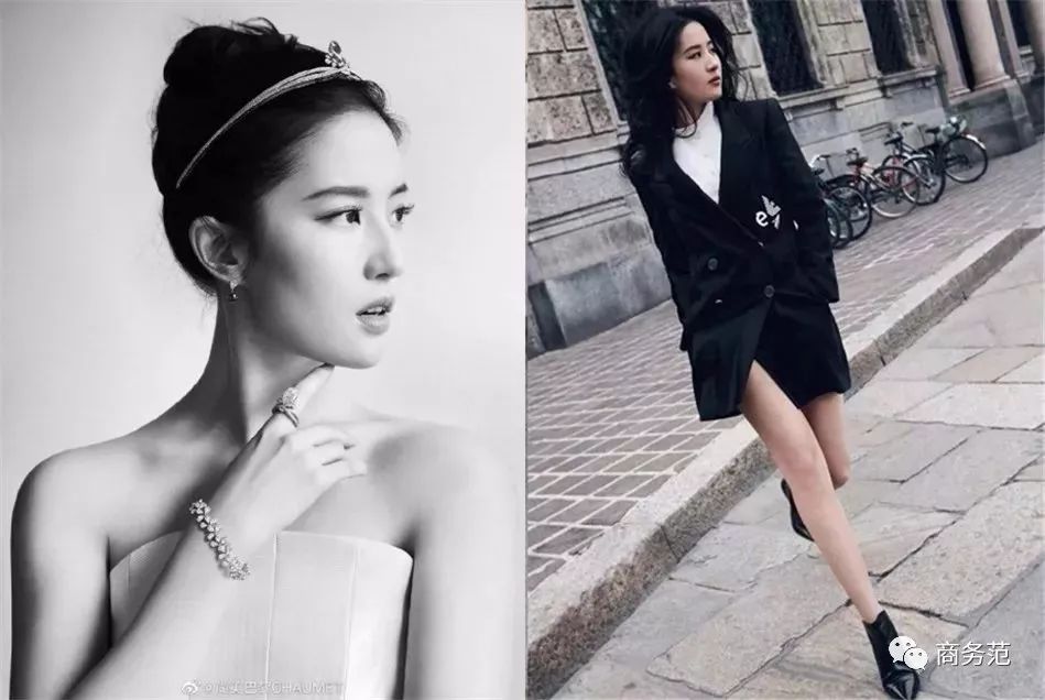 刘亦菲尚美头冠,刘亦菲黑色礼服戴皇冠迪奥