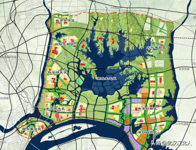 长江新区武湖的位置好吗,黄陂产业新城最新规划