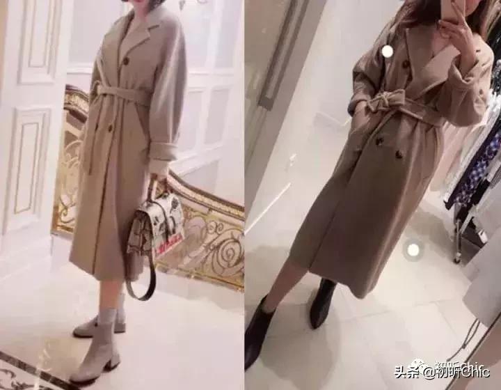 maxmaralabbro大衣焦糖色,maxmararialto连帽大衣