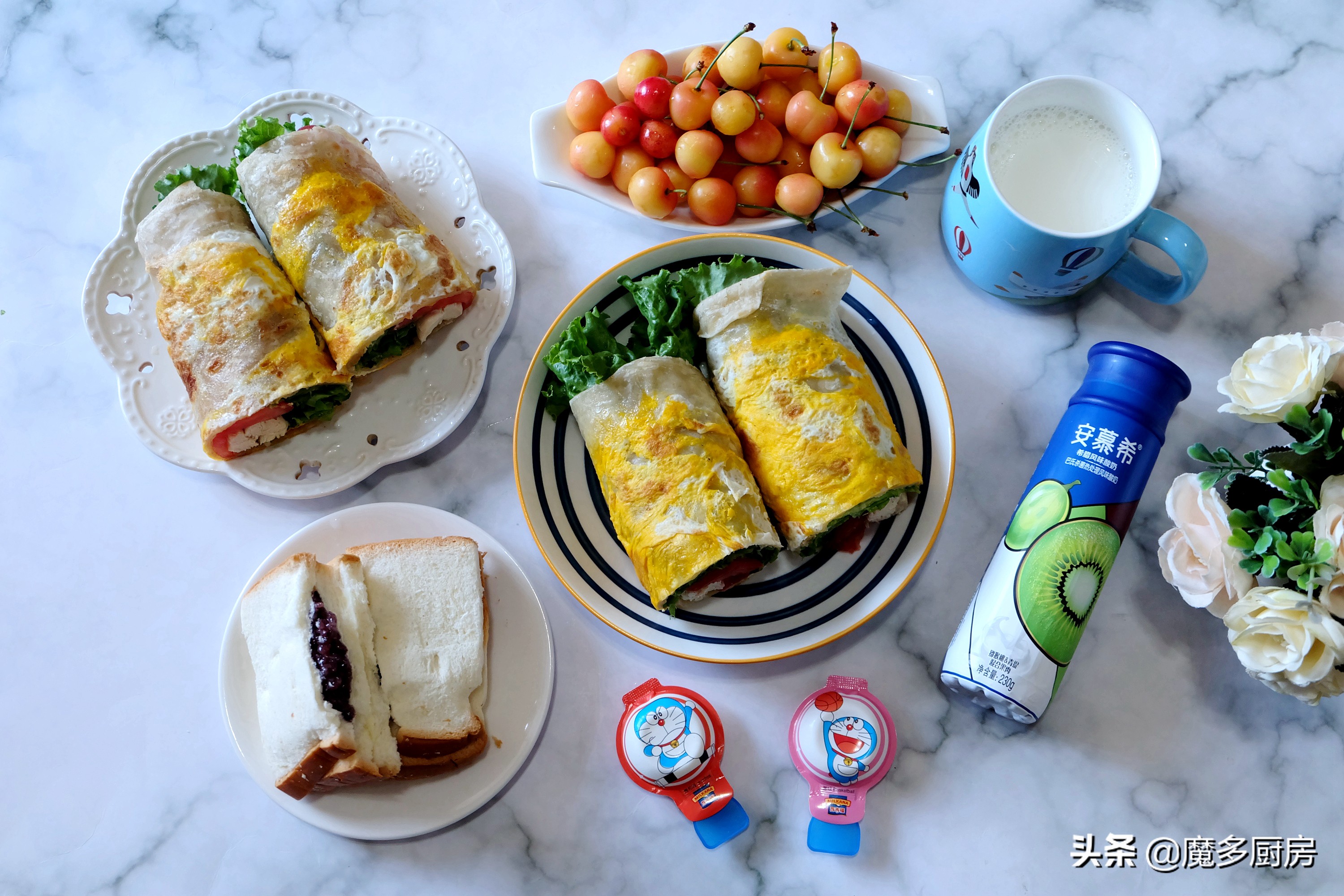 营养早餐搭配简单方便,夏天儿童早餐食谱大全
