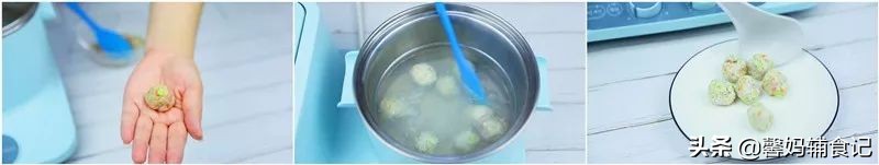 吸引儿童吃的虾肉小丸子,爱吃茄汁小丸子