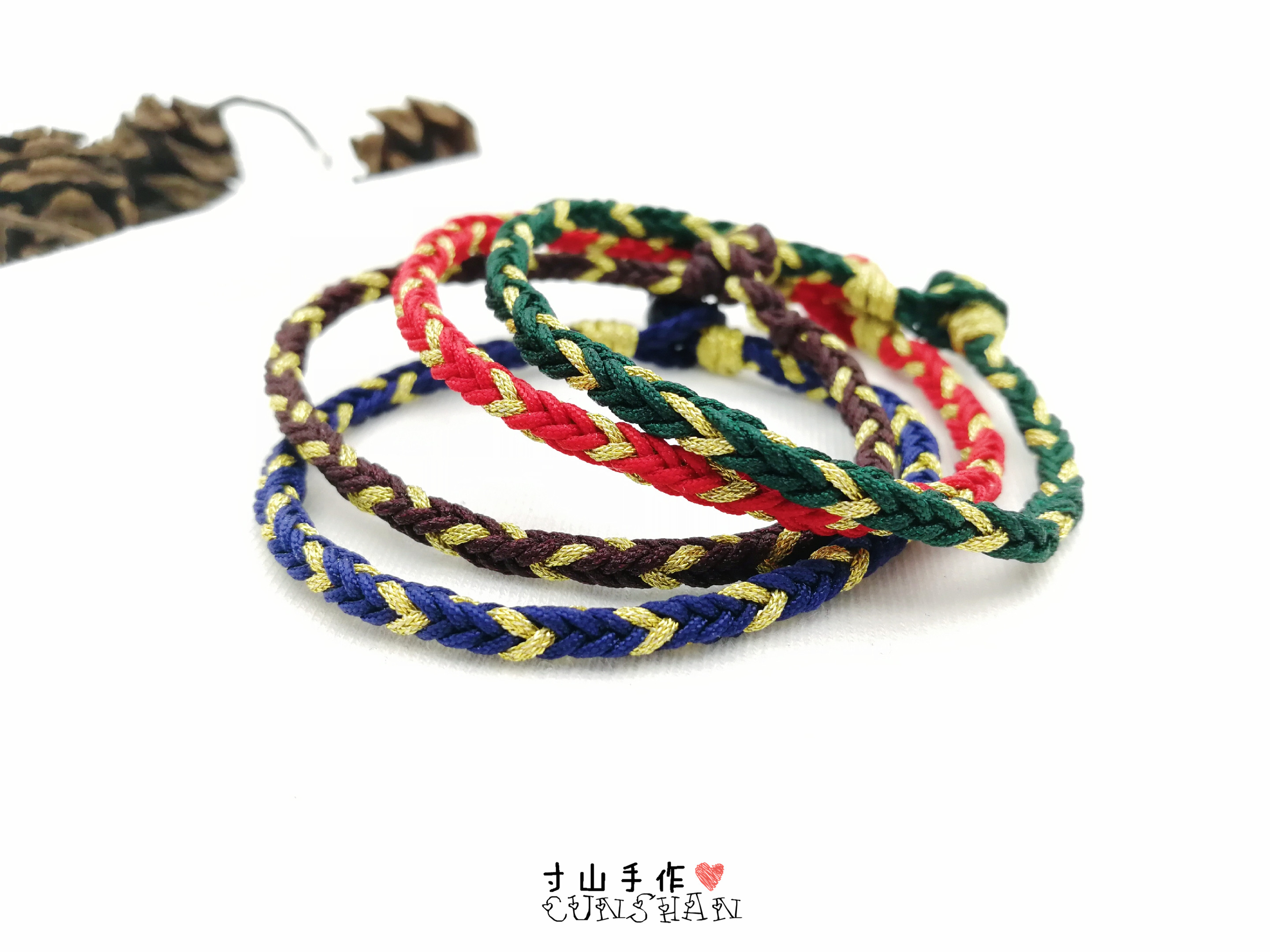 100种编弹性手链绳结的打法,文玩手串单绳打结方法