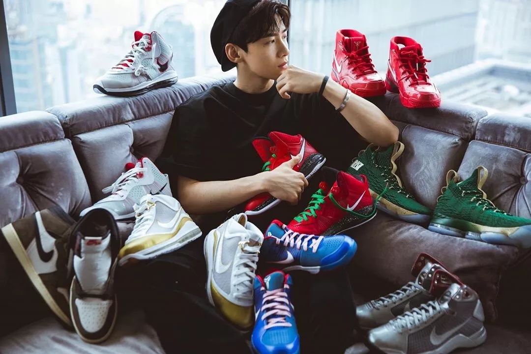 盘点白敬亭的私藏潮鞋,白敬亭收藏鞋子搞笑视频