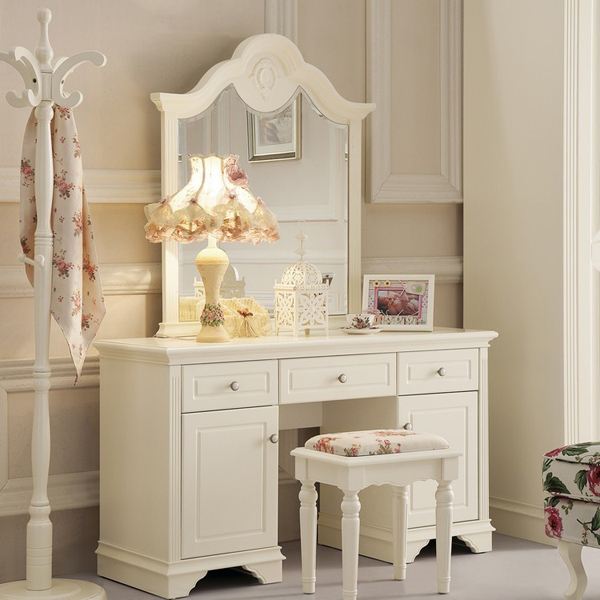 梳妆台白色的变黄了怎么办,烤漆梳妆台掉了怎么修补