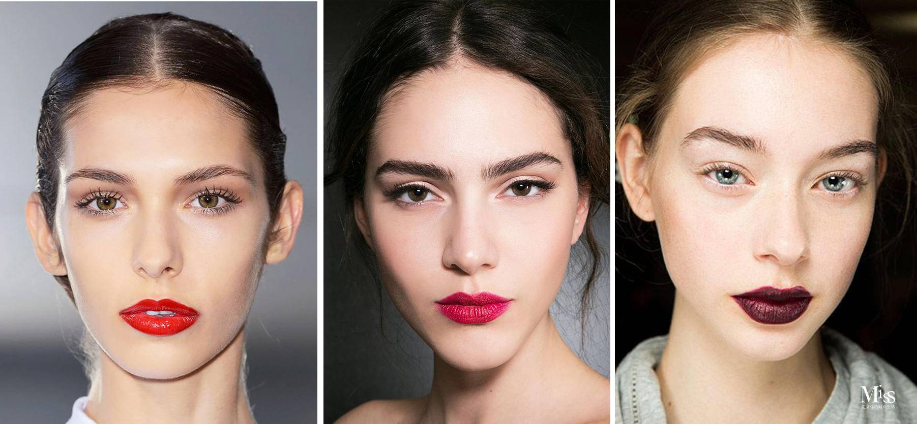 哑光妆容的魅力，在于提供漆黑的夜晚，展现色彩之美