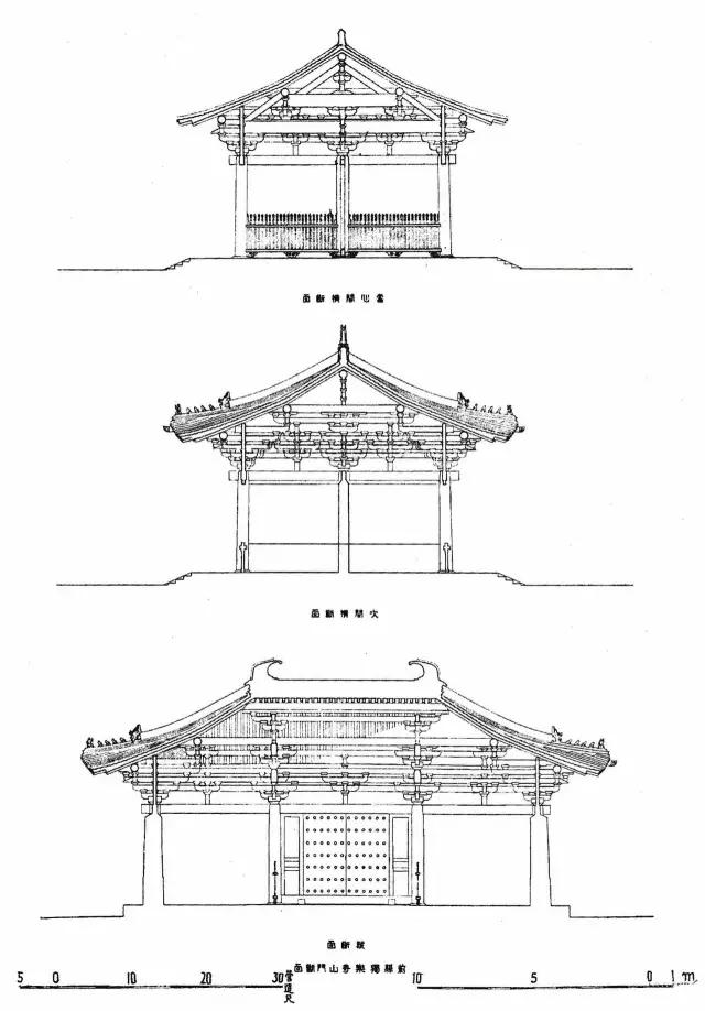 梁思成蓟县独乐寺,梁思成在独乐寺照片