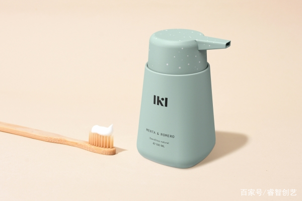 不再吃力挤牙膏！天然成分的绝美罐状牙膏设计「IKI」