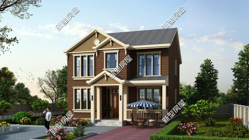 农村什么户型的房子最好,农村建房150平带露台最佳户型