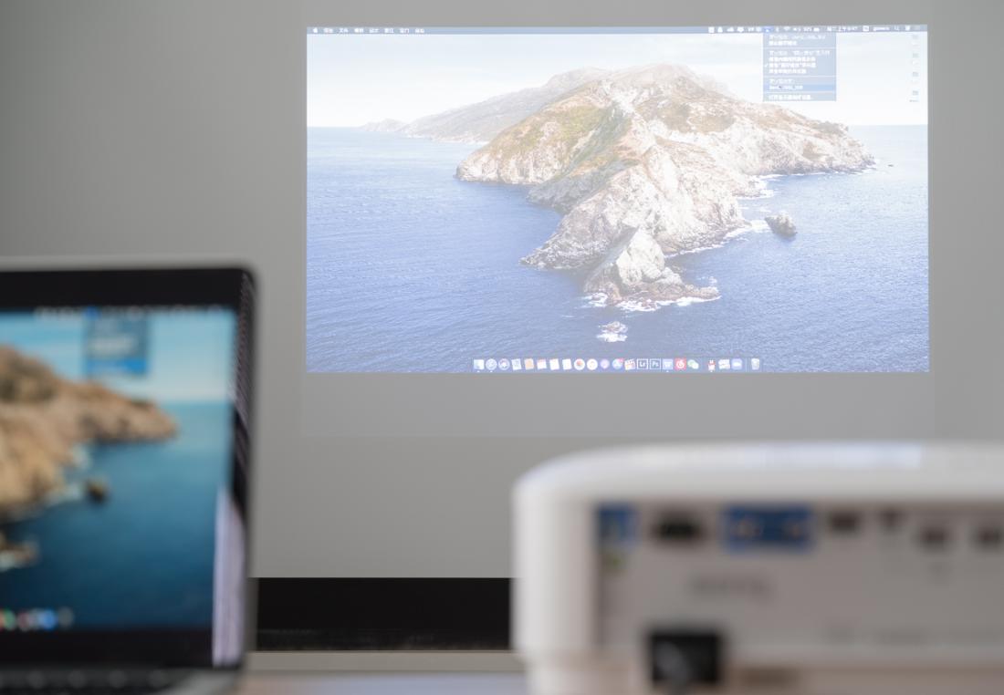 明基e520办公投影仪轻体验,明基智能商务投影机e540