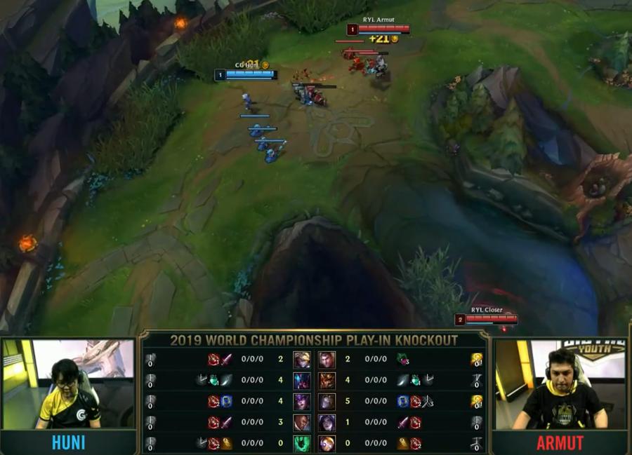 决胜局Huni整活，上单EZ暴打对手杰斯，孙哥：他脑袋太大了