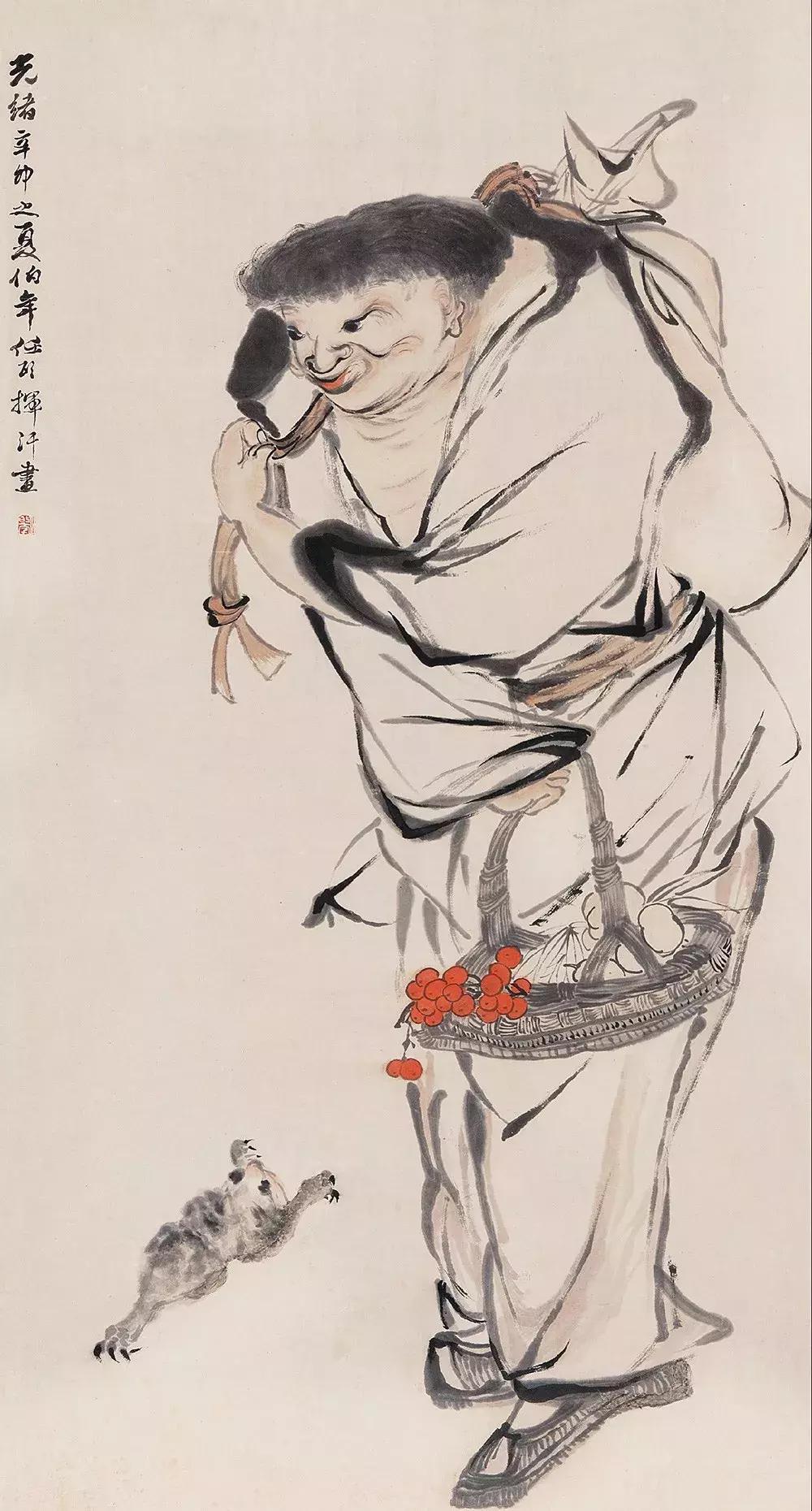 任伯年人物写意画 (任伯年人物白描图)