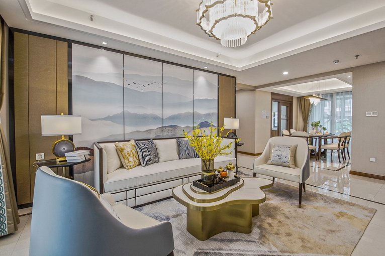 汉棠新中式装修,汉棠新中式样板间