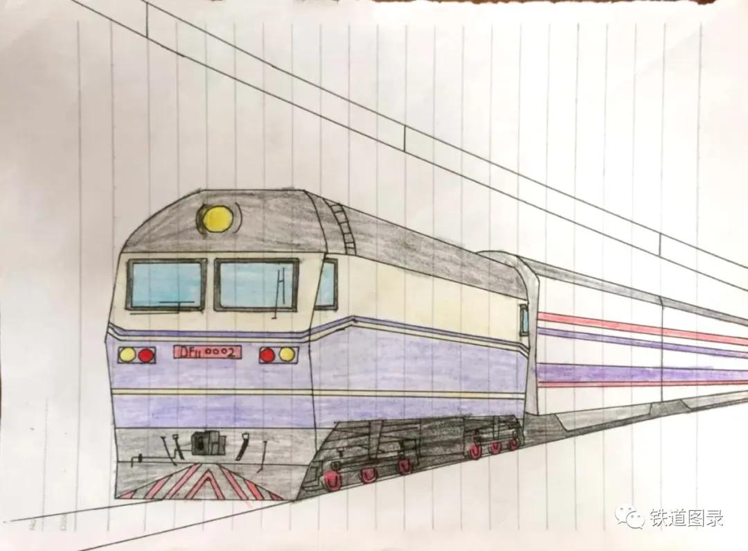 铁路人文：手绘火车