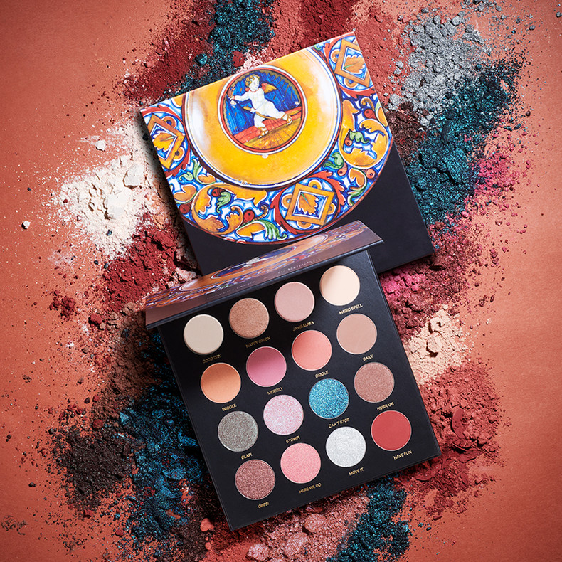 卡姿兰猪猪十色眼影盘,卡姿兰四色眼影盘测评