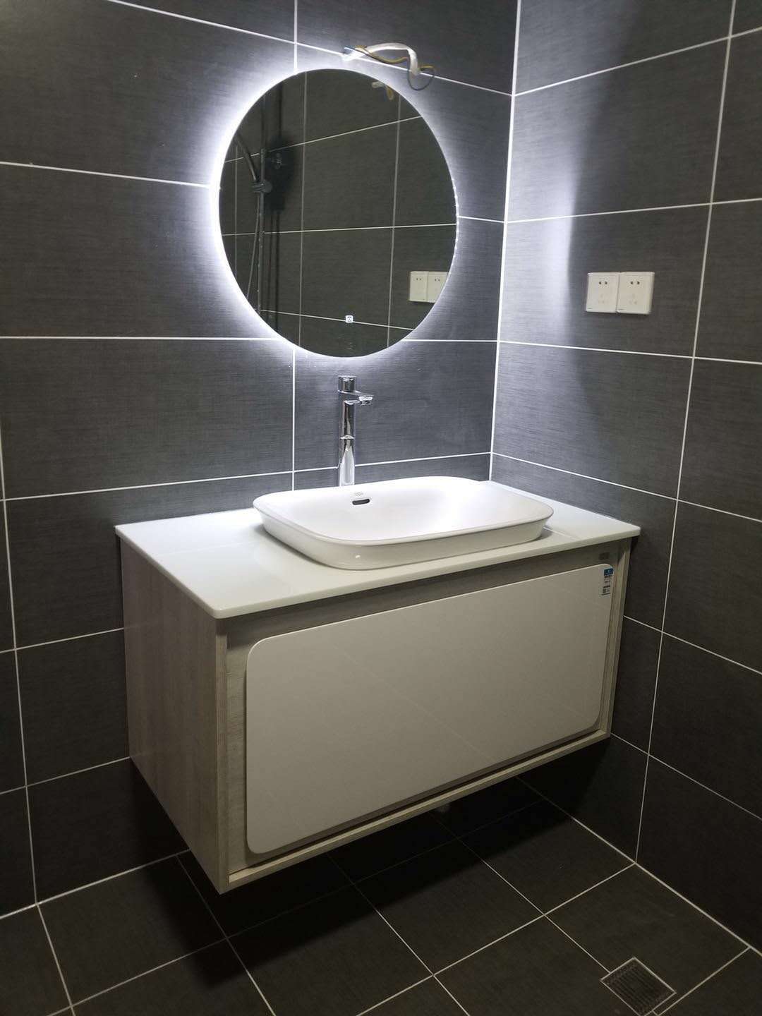 浴室柜台下盆尺寸怎么挑选,怎么挑选定制浴室柜行情价格