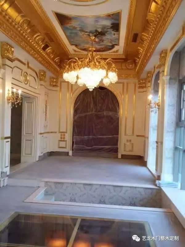 整木定制造型垭口,简约原木垭口定做