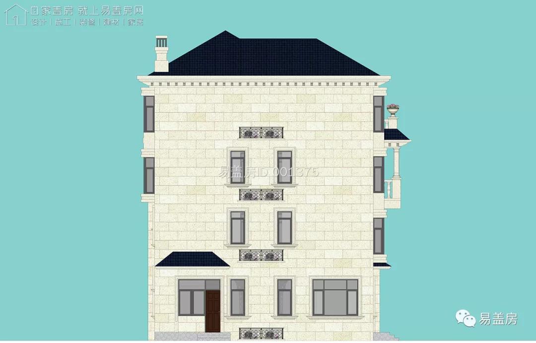 11.9m×12.2m,福建泉州豪华雅致的欧式别墅