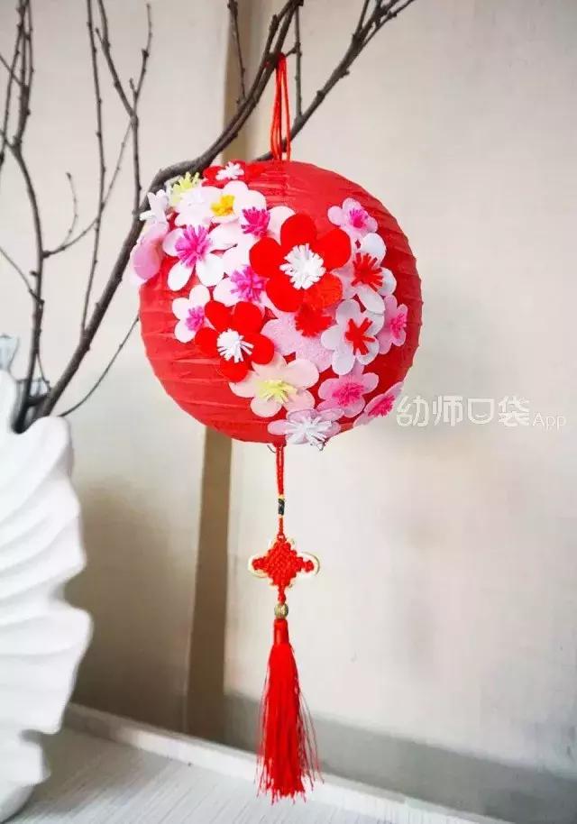 新年创意美术作品春节快乐,创意美术4-6岁新年鞭炮