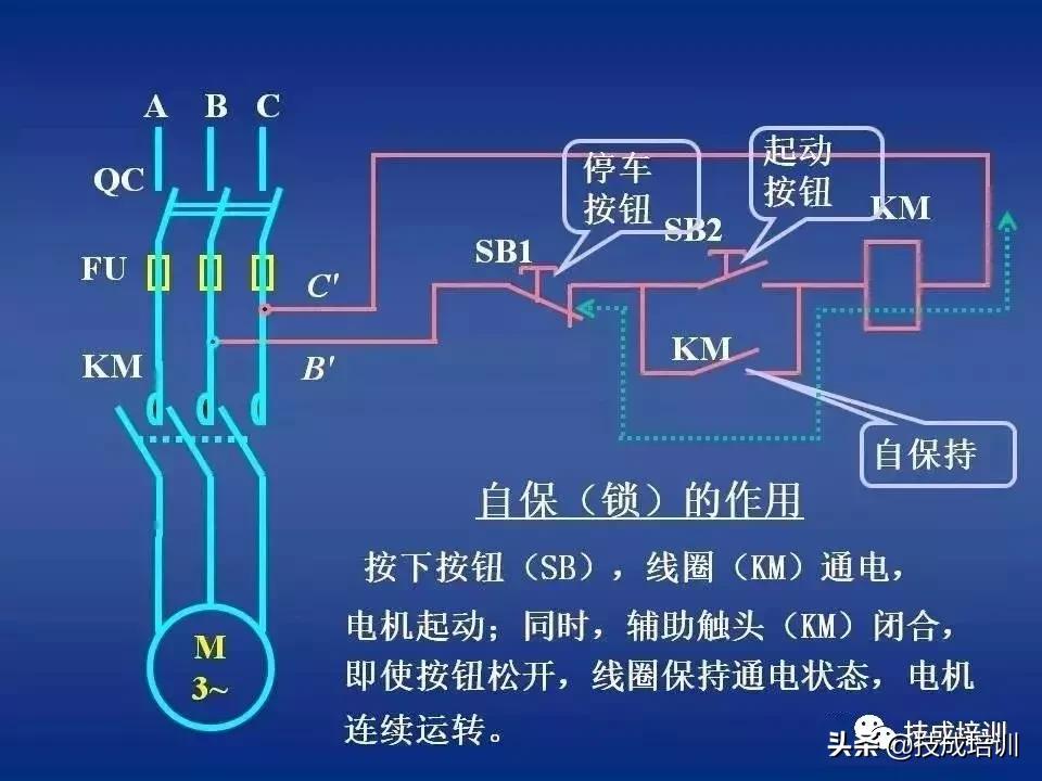时控开关热继电器接接触器图解,电路图中接触器和继电器的讲解