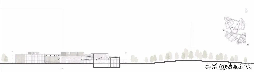 高档幼儿园设计——“院落式”打破传统简单的空间等级