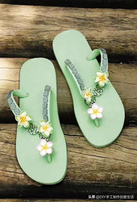 人字拖改造一下秒变时尚潮流风,穿人字拖也可以很高级