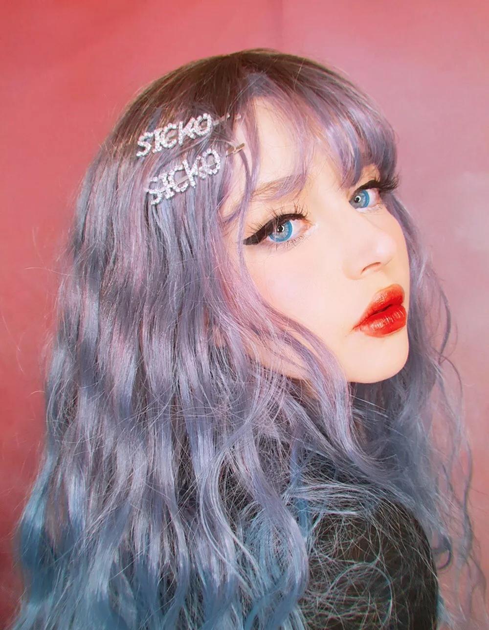 春日懒散头发怎么扎,低层次感中长发怎么打理