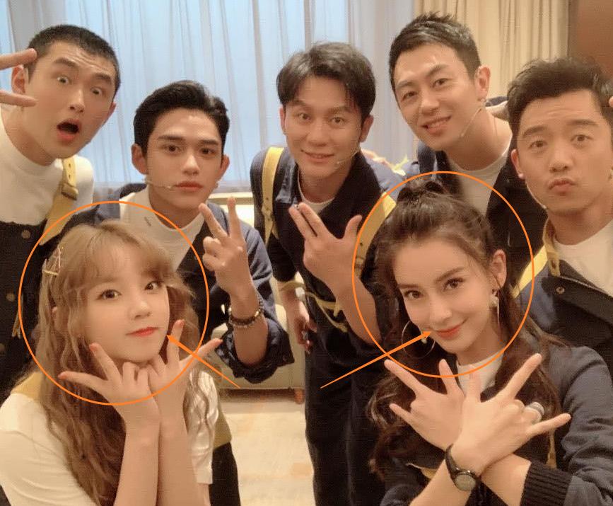 宋雨琦和baby合影,宋雨琦和baby合照