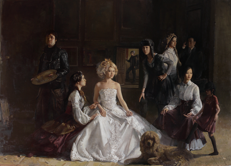 艺术名家郭北平油画肖像作品欣赏,当代名家油画图片大全