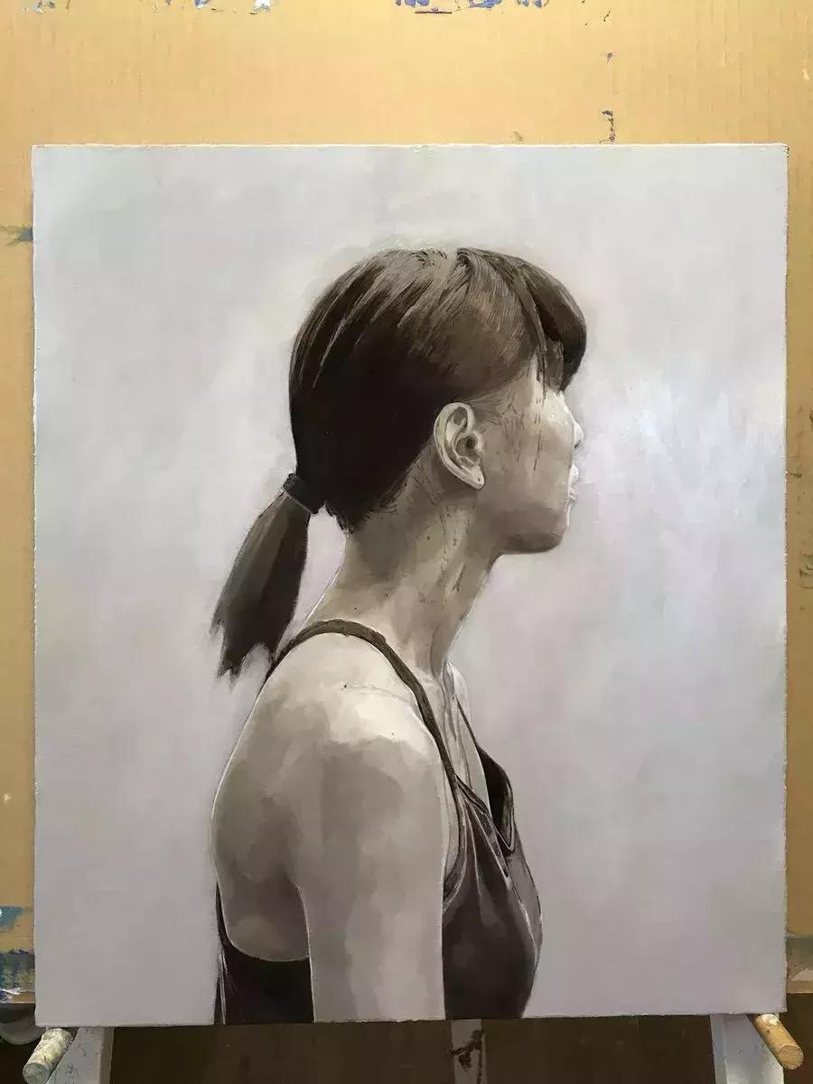 冷军超写实绘画是怎么画出来的,中国媲美冷军的超写实人物画家