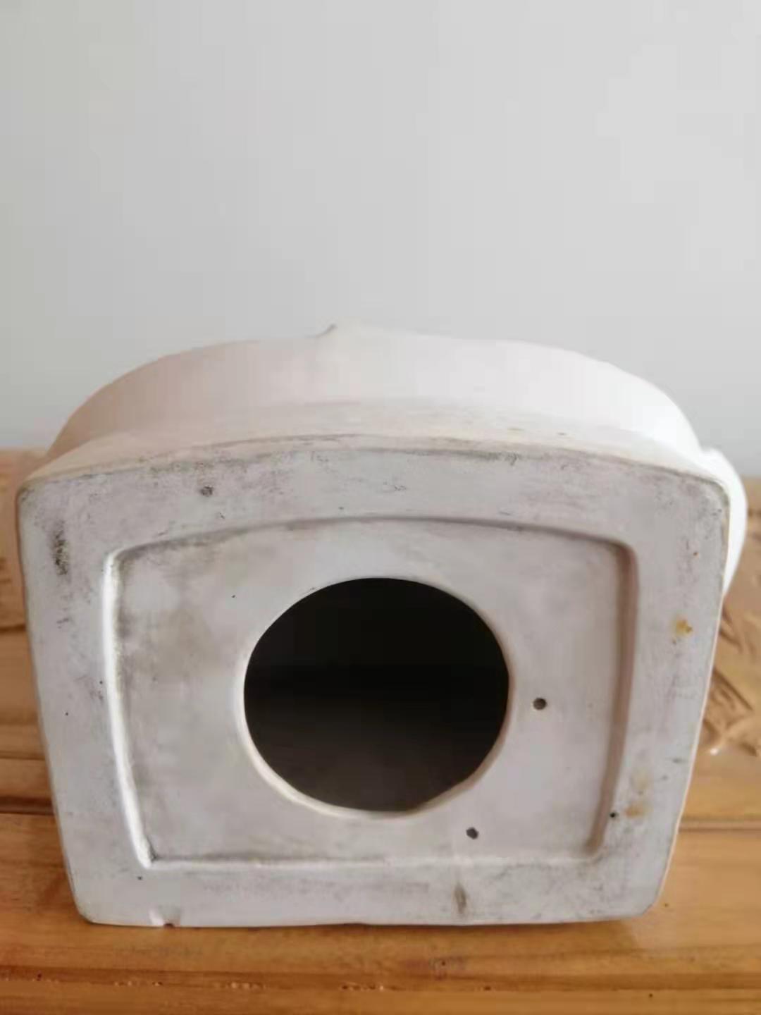 罕见的“福山陶瓷厂款”毛主席戴军帽素瓷像